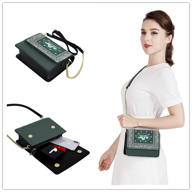 New York Jets PU Leather Crossbody Bags 001